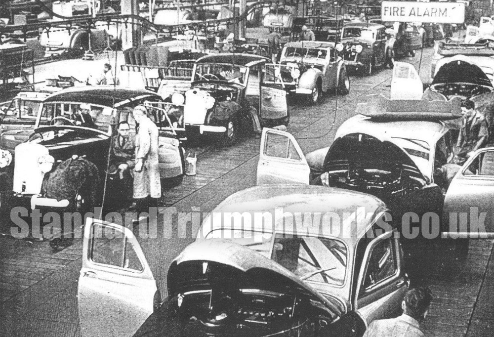 1947 Assembly Line Standard Triumph