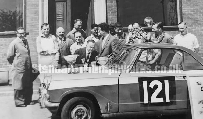 Geoff Mabbs Triumph Herald Tulip Rally Car