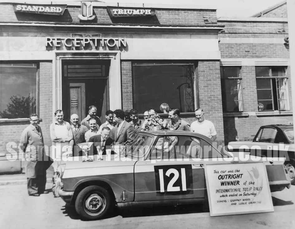 Geoff Mabbs Triumph Herald Tulip Rally Car