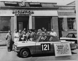 Geoff Mabbs 1961 Tulip Rally Win